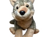 Wild Republic Plush Gray &amp; Tan Timber Wolf  12 Inch Stuffed Animal Toy 2015 - £10.01 GBP