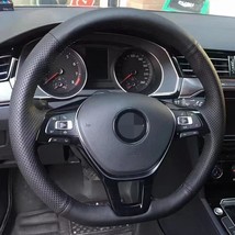 Diy Steering Wheel Cover For Volkswagen VW Golf 7 Mk7 New Polo Passat B8 Tiguan - £23.08 GBP