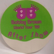 New Edition / Bobby Brown - Vintage Original Cloth Concert Tour Backstage Pass - £7.71 GBP