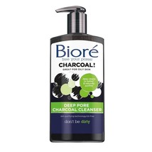 Biore Free Your Pores Charcoal! Great For Oily Skin Deep Pore Charcoal Cl EAN Ser - £11.19 GBP