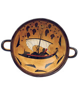 Dionysos Cup Dionysus Kylix Ancient Greek Vase Pottery Replica Reproduction - $12,084.55 MXN