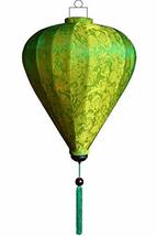 Terrapin Trading Vietnamese Oriental Silk Bamboo Handcrafted Lantern Lamp Chines - £42.12 GBP