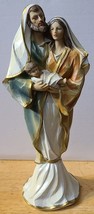BABY JESUS JOSEPH MARY HOLY FAMILY RELIGIOUS FIGURINE - $23.75