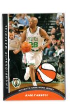 2009-10 Topps Championship Material Sam Cassell #CM-SC Game Worn Boston Celtics - $3.95