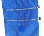 Kipling Keiko Nylon Mini Crossbody Bag Polar Blue W/O Charm 3 Zip  VGC 6... - $19.95