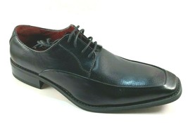 NXT N2721 Black Leather Lace Up Men&#39;s Dressy Shoes - $49.00