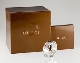 Gucci Stainless Steel Twirl Watch w/ Diamonds and MOP Dial w/ Box and Papers - £946.69 GBP