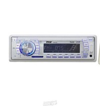 Pyle PLMRKIT101 Single-DIN In-Dash AM/FM PLL Marine Tuning Radio with US... - $47.49