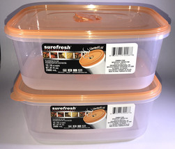 Vented Lid 2-12.15 Cups/97oz Sure Fresh Dry/Cold/Freezer Food Storage Co... - $18.69