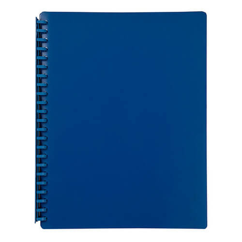 Marbig Refillable Display Book 20 pocket (A4) - Blue - $16.67