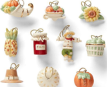 Lenox Autumn Favorites 10 PC. Mini Ornament Set Thanksgiving Fall New (N... - $77.12