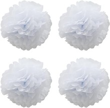 12 Pcs 10 Inch Tissue Paper Pom Poms Paper Flower Balls Tissue Paper Flo... - £19.46 GBP