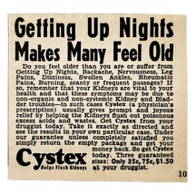 1944 Cystex Kidney Toxin Flush Medical Advertisement Quack Medicine F8A - $369.57 MXN