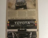 1981 Toyota SR5 Automobile Print Ad Vintage Advertisement Pa10 - $7.91