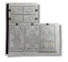 NEW LEGO | Sticker Sheet decal 76125 (49540/6262107) Iron Man Hall of Armor - £3.94 GBP