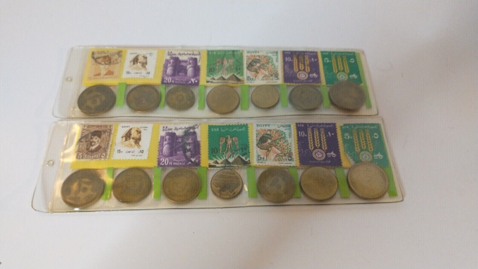 Egypt Coins And Stamps ensemble Collectors edition Welcome to Egypt Set ... - $15.19