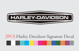 2 PCS Harley Davidson Logo Vinyl Decal Sticker 8 Inch OR 11 Inch SET - £9.74 GBP+