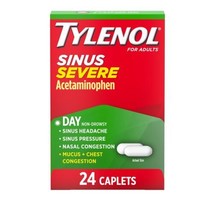 Tylenol Sinus Severe Daytime Caplets with Acetaminophen, Guaifenesin &amp; - $12.39