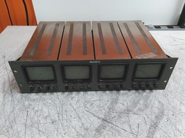 Bad V Hold Sony PVM-411 4x 4&quot; Black &amp; White CRT Monitors AS-IS - $218.50