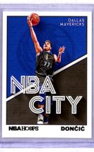 2019 2019-20 Panini NBA Hoops NBA City #30 Luka Doncic Dallas Mavericks Card - £0.74 GBP