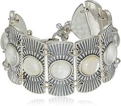 Lucky Brand Metal Statement Toggle Bracelet Nwt - £24.35 GBP