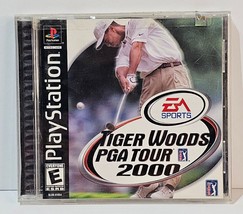 Tiger Woods PGA Tour 2000 Playstation 1 PS1 Video Game Complete with Manual - $4.25