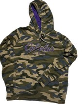 Cabela&#39;s World’s Foremost Outfitter Pullover Hoodie, Camo/Purple Women&#39;s Size M - £15.09 GBP