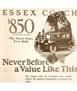 1925 Hudson Essex Coach Car Advertisement 6 Cylinder Value Automobilia HM2E - $28.01 CAD