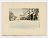 Residence of Josiah S Maxcy in Gardiner Maine Hand Colored Photo 1930&#39;s - $11.88