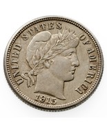 1915 10C Barber Dime About Hors-Circulation État - $1,977.25 MXN