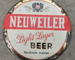 Neuweiler Light Larger Beer Tin Sign - $61.12