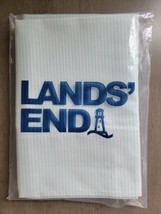 Land&#39;s End Oxford Cloth Pillowcases Spring Green Stripe Standard/Queen NEW - $276.21 MXN
