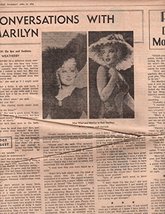 Marilyn Monroe original clipping magazine photo 1page 9x12 #Z7057 - £4.22 GBP