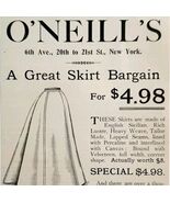 O'Neill's Skirts New York 1897 Advertisement Victorian Fashion Clothing ... - €21,30 EUR