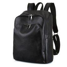 Handmade Korean Simple Design Man Backpack 100% Natural Leather Men 15inch Lapto - £80.14 GBP