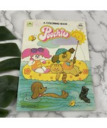 Golden Poochie Coloring Book Vintage Mattel 1980s Dog Cat Blank - $314.89 MXN