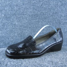 Aerosoles FInal Exam Women Loafers Heel Shoes Black Synthetic Size 8 Medium - £19.42 GBP