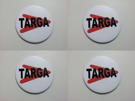 Targa - Set of 4 Metal Stickers for Wheel Center Caps Logo Badges Rims  - $24.90+