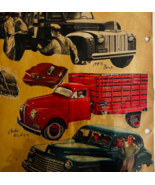 1942 Ford Studebaker Dodge Cut-Outs Ephemera Mounted Automobilia Ephemer... - $41.35 CAD