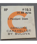 NOS Genuine Caravelle Bulova Cal. RP - 14.69 mm Pendant Stem #16-3 Watch... - $363.02 MXN