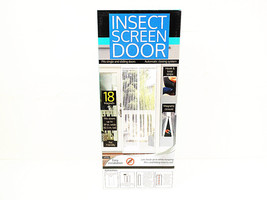 Screen Insect Door Mesh Closure Single &amp; Sliding Doors Up to 39&quot;x82.5&quot; Screens - £9.02 GBP