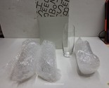 Bomshbee Sloan Glass Champagne Flutes 7.5 oz ~ Set of 4 ~ NEW in Box Modern - £19.89 GBP