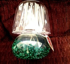 Lamplight Farms Miniature Hurricane Oil Lamp Plastic Green New - £7.89 GBP