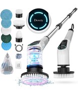 Electric Spin Scrubber, Cordless Cleaning Brush, Shower Scrubber With 8 - $46.98