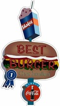 Best Burger Plasma Cut Metal Sign - $49.95