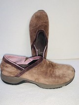 Merrell Moc Shoes Encore Adams Dark Earth Brown Suede Womens 11 Ortholite QForm - £14.30 GBP