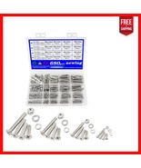 680pcs M3 M4 M5 M6 Stainless Steel Screw Kit with Nuts &amp; Washers - DIY E... - $678.97 MXN