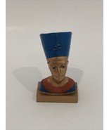 Authentic SAFARI 2004 Ancient Egypt 2&quot; NEFERTITI Bust Toy Figure Mummy G... - $7.95