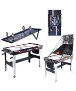 ROSEED 4-in-1 Combo Game Table: Air Hockey, Basketball, Shooting &amp; Darts - €188,29 EUR
