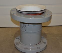 PTFE Lined Steel Pipe 15&quot; &amp; 13.5&quot; Diameter Flange 7.5&quot; Interior Diameter... - $315.00